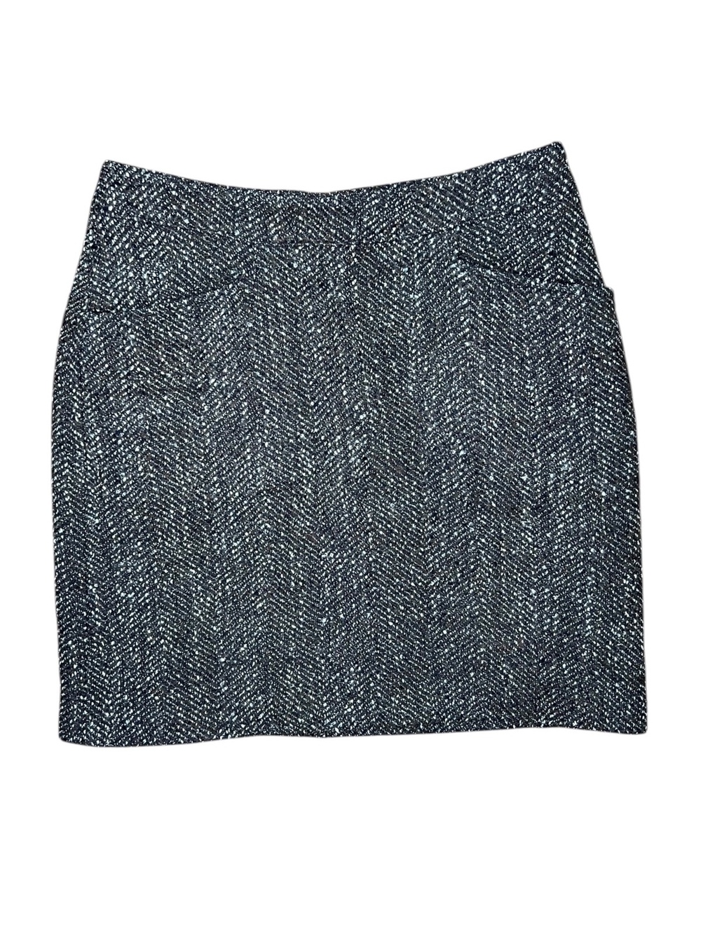 Weekend MaxMara Italian Virgin Wool Blend Brown Tweed Mini Skirt Size 6 Fall